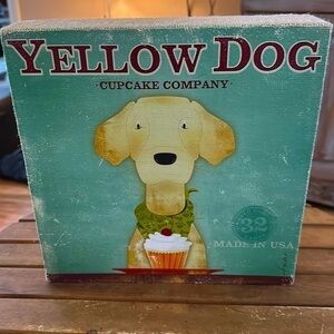 The artist that makes these 10x10 stand/hang original dog art charges $73 each!